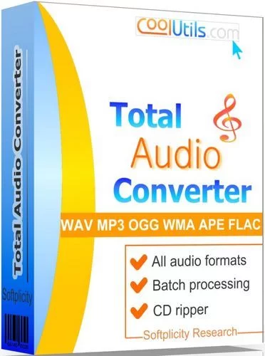 Конвертер музыки CoolUtils Total Audio Converter 6.1.0.257 RePack (& Portable) by elchupacabra