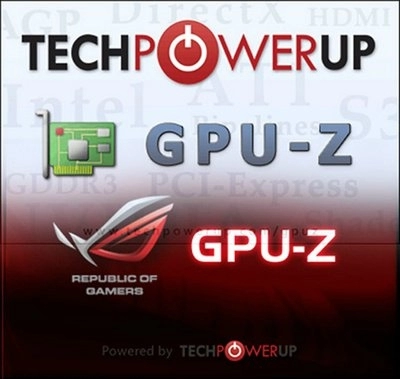 Мониторинг видеокарты GPU-Z 2.54.0 + ASUS_ROG Portable