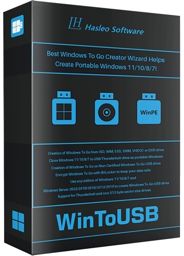 Создание загрузочного WinPE USB - WinToUSB Technician 8.5 (x64) Portable by FC Portables