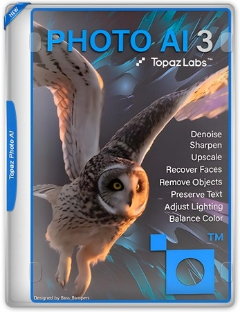 Универсальный редактор фото Topaz Photo AI 3.3.2 (x64)