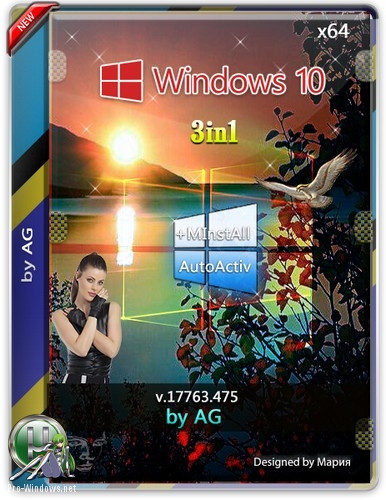 Windows 10 3in1 WPI by AG 05.2019 17763.475 (x64)