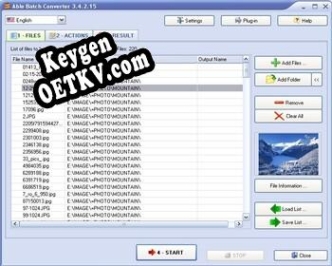 Able Batch Image Converter генератор серийного номера