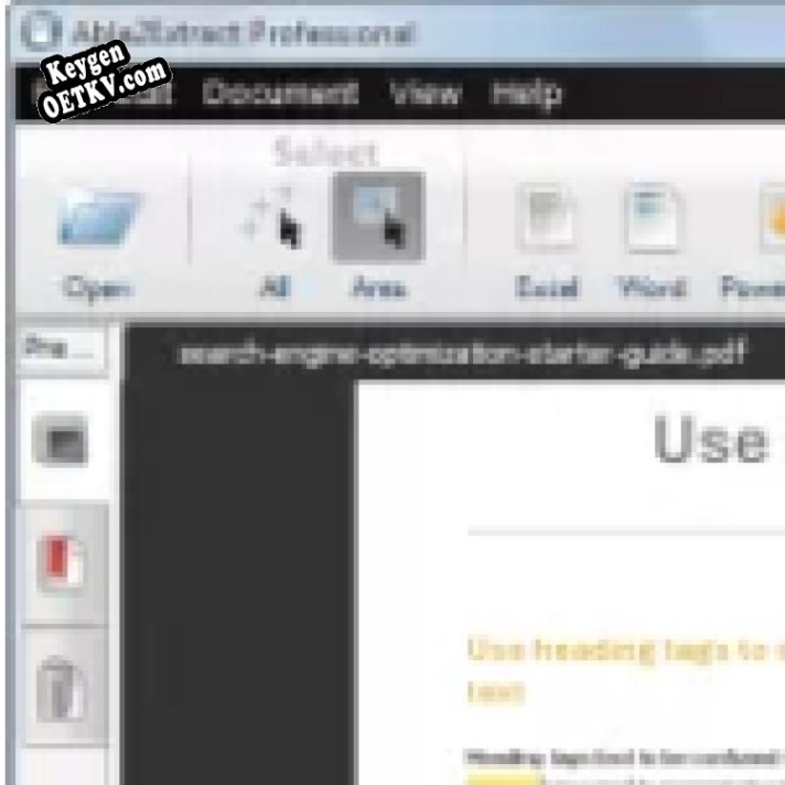 Регистрационный ключ к программе  Able2Extract Professional