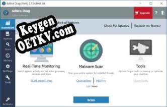 Генератор ключей (keygen)  Adlice Diag