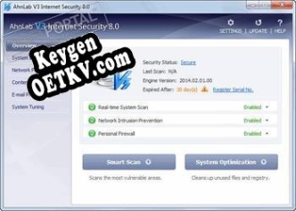 AhnLab V3 Internet Security генератор ключей
