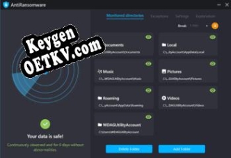 Ключ активации для AntiRansomware