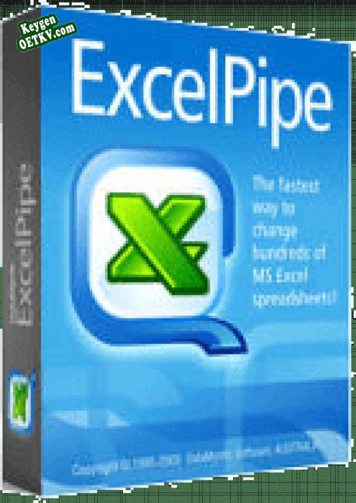 Регистрационный ключ к программе  ExcelPipe