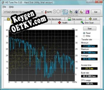 Генератор ключей (keygen)  HD Tune Pro