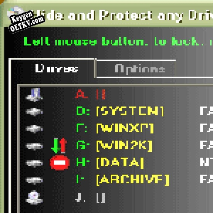 Hide & Protect any Drives генератор ключей