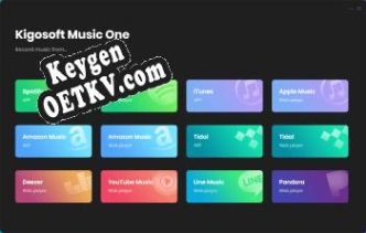 Ключ активации для Kigosoft Music One