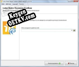 Ключ для Lotus Notes Repair Toolbox