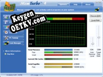 MemTurbo ключ бесплатно