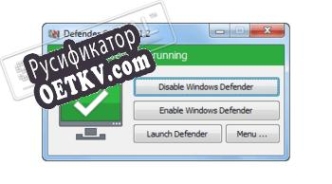 Русификатор для Defender Control