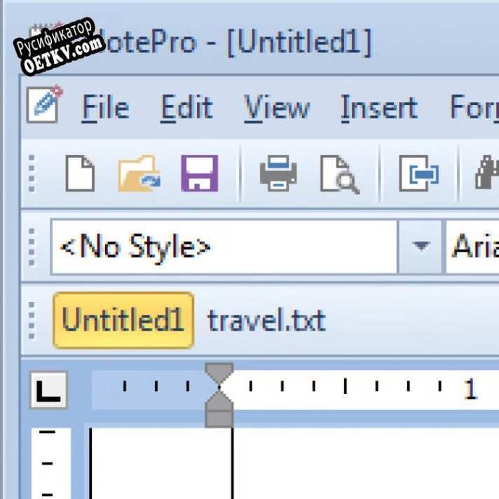 Русификатор для NotePro